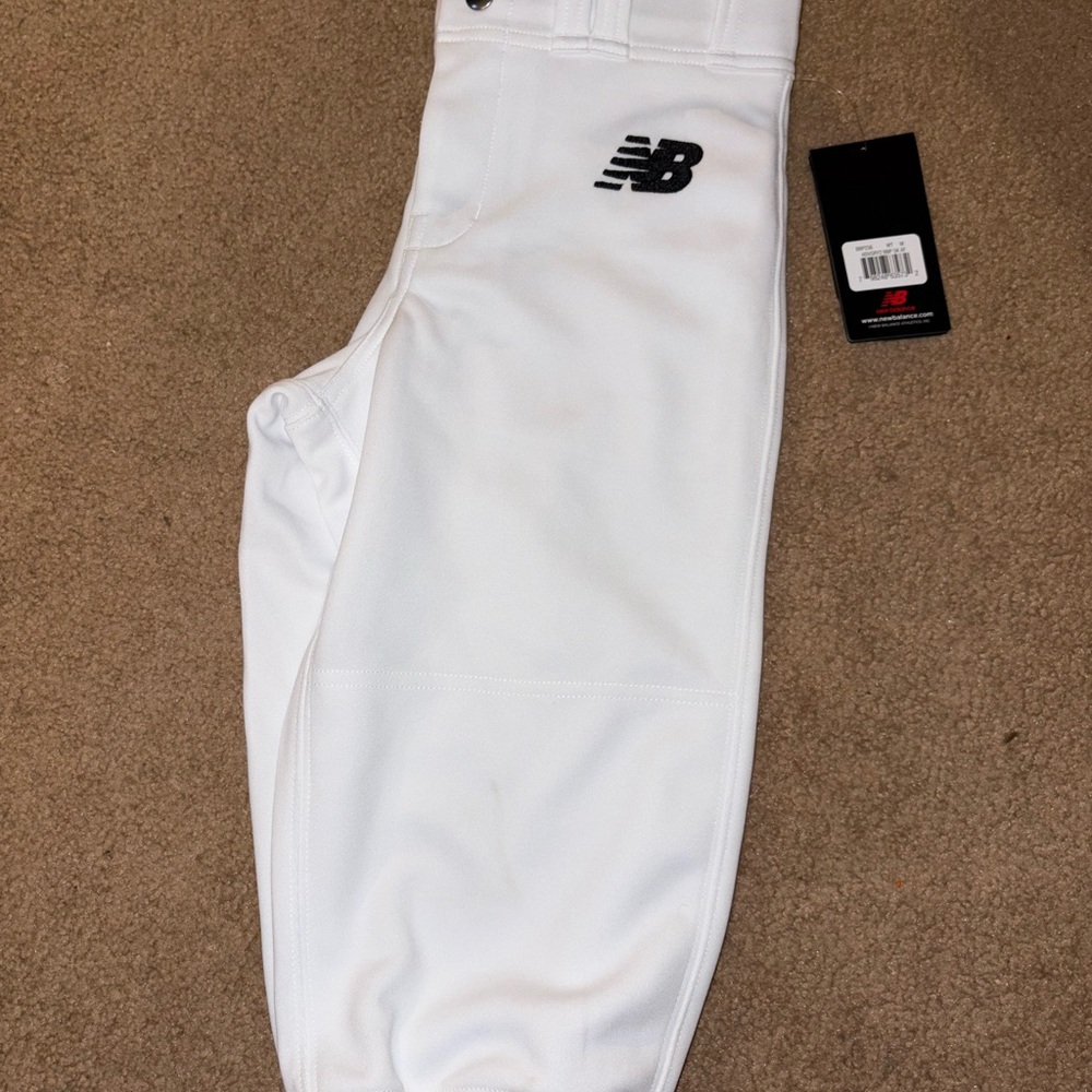 New Balance White Athletic Pants